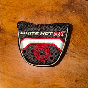 Odyssey White Hot RX Black & Red Mallet Putter Headcover